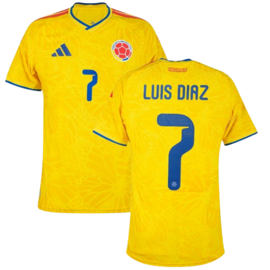 MAILLOT COLOMBIE DOMICILE 2026/27 PERSONNALISATION LUIS DIAZ