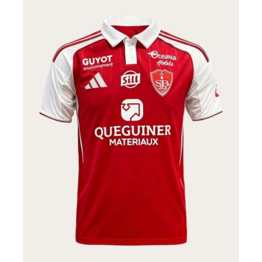 MAILLOT STADE BRESTOIS HOME 2025/26