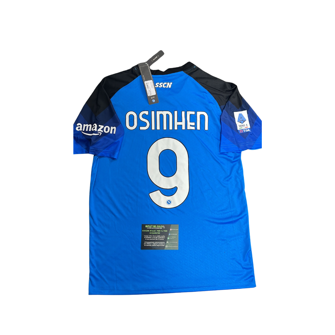MAILLOT NAPOLI DOMICILE 2022/23 AVEC PATCH SCUDETTO, PATCH SERIE A ET PATCH UPBIT