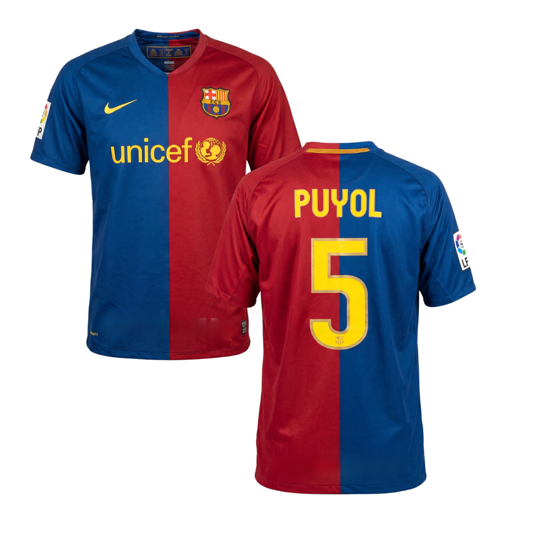 MAILLOT RÉTRO BARCELONA 2008/09 PERSONNALISATION PUYOL