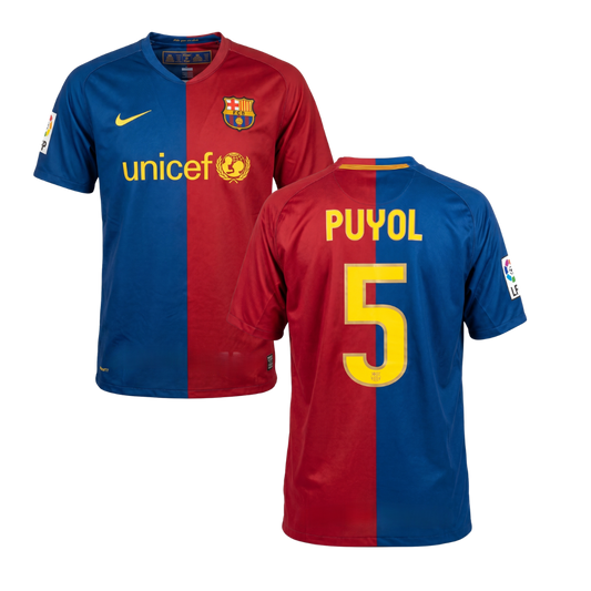 MAILLOT RÉTRO BARCELONA 2008/09 PERSONNALISATION PUYOL