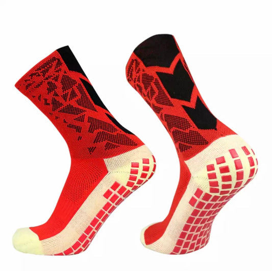 SOCKS GRIP® PROFESSIONNELLES RED/ BLACK