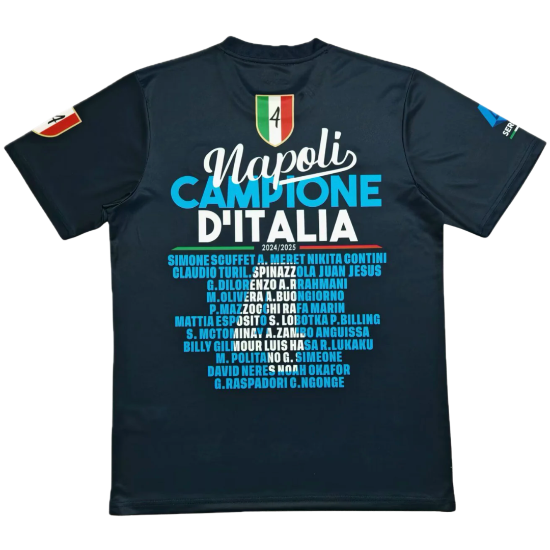 MAILLOT NAPOLI CHAMPION 2024/25