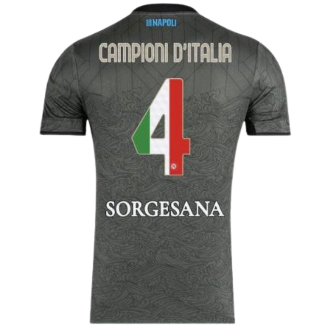 TROISIÈME MAILLOT NAPOLI SPECIAL CHAMPIONS D'ITALIE 2024/25