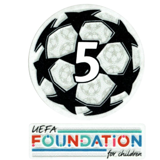 21-23 UCL STARBALL 5 FOIS VAINQUEUR + GAME PATCH DE LA UEFA FOUNDATION