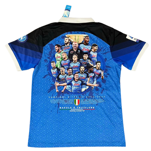 VERSION COMMÉMORATIVE MAILLOT NAPOLI CHAMPIONS D'ITALIE 2022/23