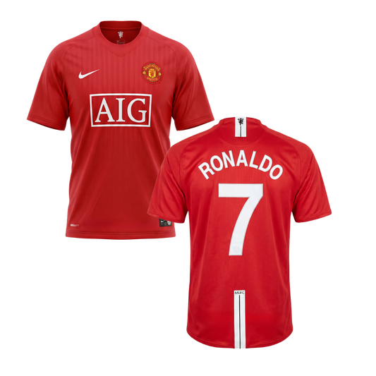MAILLOT RÉTRO MANCHESTER UNITED 2007/19 PERSONNALISATION RONALDO