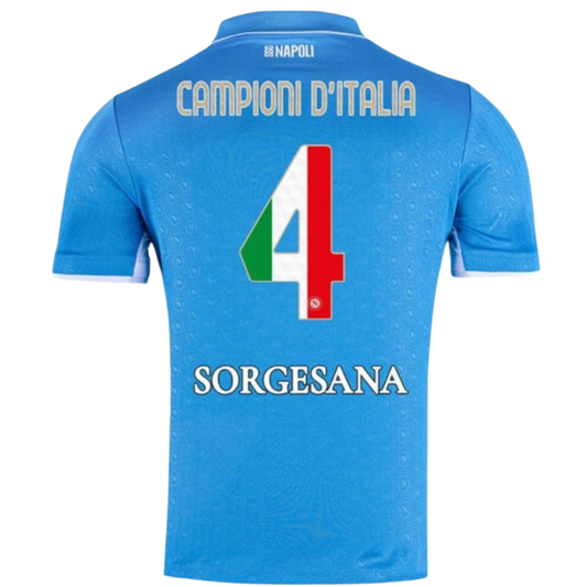 MAILLOT NAPOLI DOMICILE SPECIAL CHAMPIONS D'ITALIE 2024/25