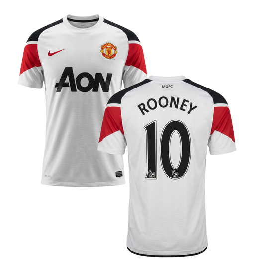 MAILLOT RÉTRO MANCHESTER UNITED 2010/12 PERSONNALISATION ROONEY