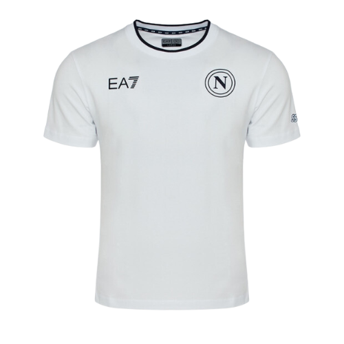 SSC NAPOLI T-SHIRT ARMANI BLANC 2023/24