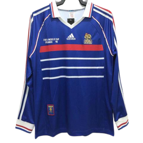 MAILLOT MANCHES LONGUES RÉTRO FRANCE DOMICILE 1998/99