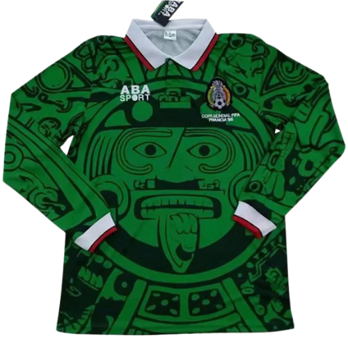 MAILLOT RÉTRO MANCHES LONGUES MEXIQUE DOMICILE 1998/99