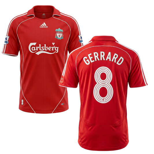 MAILLOT RÉTRO LIVERPOOL 2006/07 PERSONNALISATION GERRARD