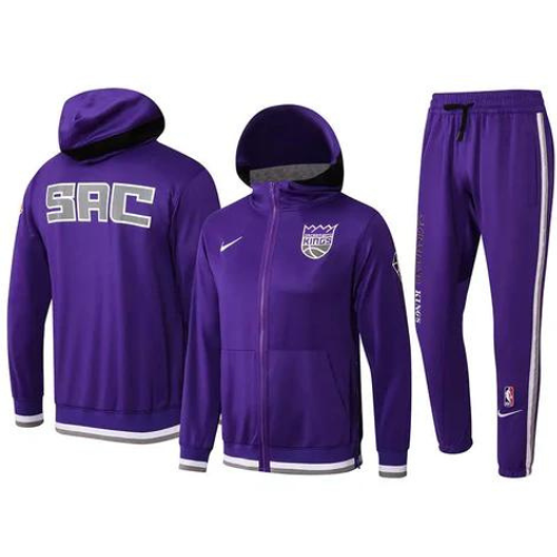 VESTE ZIPPÉE + SURVÊTEMENT SACRAMENTO KINGS VIOLET 2021/22