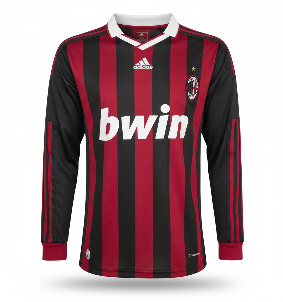 MAILLOT MANCHES LONGUES RÉTRO MILAN DOMICILE 2009/10