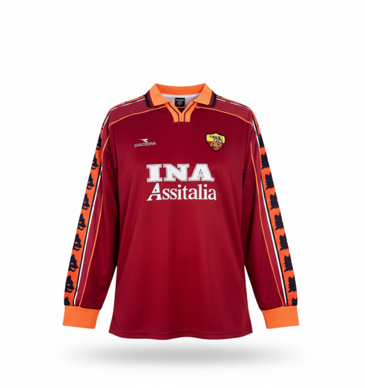 MAILLOT ROMA MANCHES LONGUES 1998/99 RÉTRO