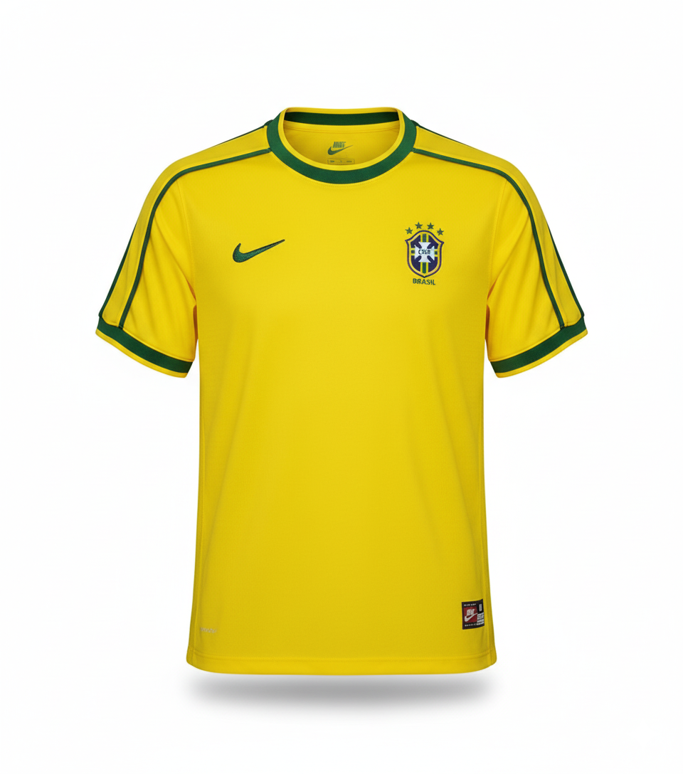 MAILLOT RÉTRO BRÉSIL DOMICILE 1998/99