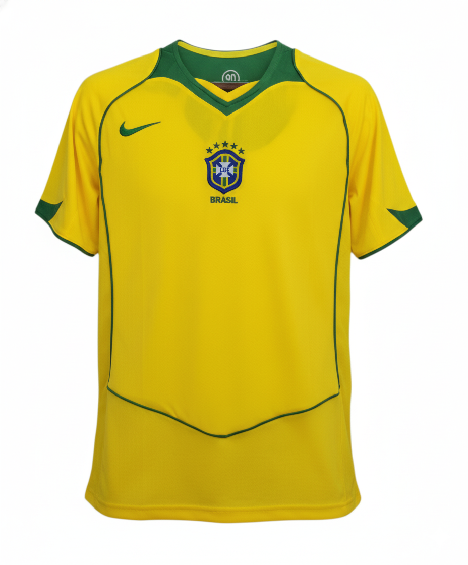 MAILLOT RÉTRO BRÉSIL DOMICILE 2004/05
