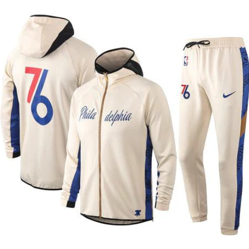 KIT VESTE ZIPPÉE À CAPUCHE NBA PHILADELPHIA 76ERS 2021/22