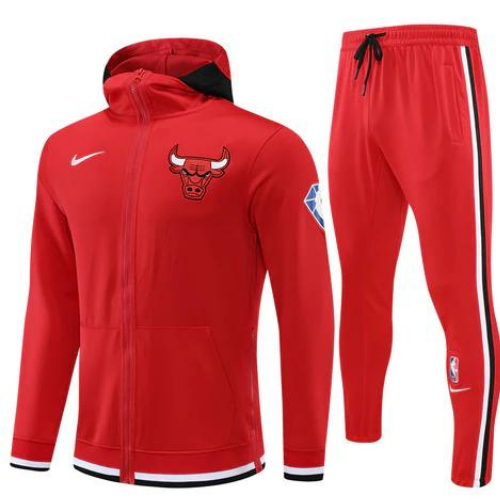 KIT NBA VESTE + SURVÊTEMENT CHICAGO BULLS 75ÈME ANNIVERSAIRE 2022/23