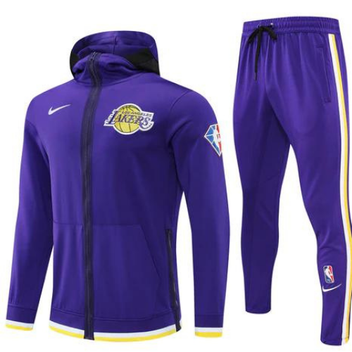 KIT NBA VESTE + SURVÊTEMENT LOS ANGELES LAKERS 75TH ANNIVERSAIRE 2022/23