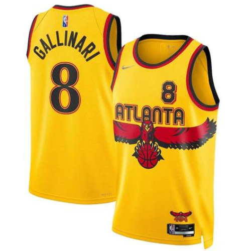 DÉBARDEUR NBA ATLANTA HAWKS NIKE "CITY ÉDITION" JAUNE 2021/22