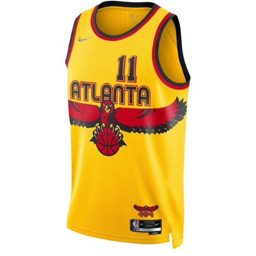 DÉBARDEUR NBA ATLANTA HAWKS NIKE "CITY ÉDITION" JAUNE 2021/22