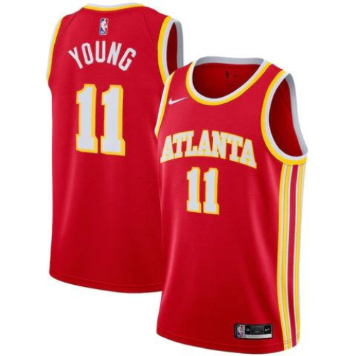 DÉBARDEUR NBA ATLANTA HAWKS NIKE "CITY ÉDITION" ROUGE 2021/22 REPLICA