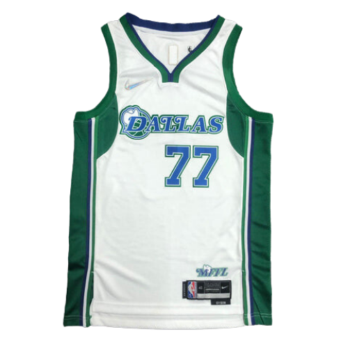 DÉBARDEUR NBA BLANC-VERT MAVERICKS DALLAS CITY ÉDITION 2021/22