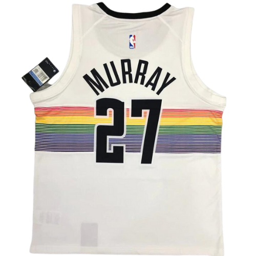 DÉBARDEUR NBA BLANC ÉDITION SPÉCIALE DENVER NUGGETS 2021/22