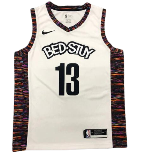 DÉBARDEUR NBA BLANC "BED-STUY" BROOKLYN NETS 2021/22