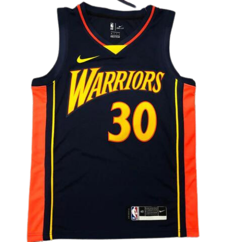 DÉBARDEUR NBA NOIR-ORANGE WARRIORS 2021/22