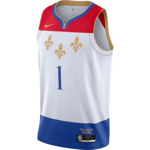 DÉBARDEUR NBA NEW ORLEANS PELICANS CITY ÉDITION BLANC 2020/21