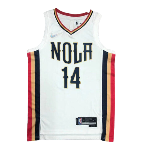 DÉBARDEUR NBA NEW ORLEANS PELICANS CITY ÉDITION BLANC 2021/22