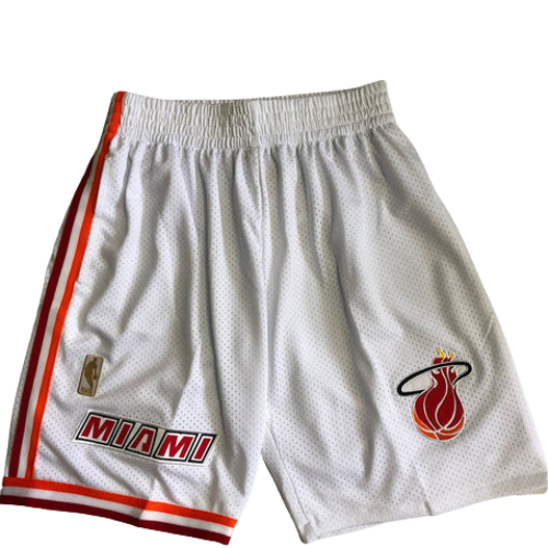 SHORT NBA MIAMI HEAT BLANC 2021/22