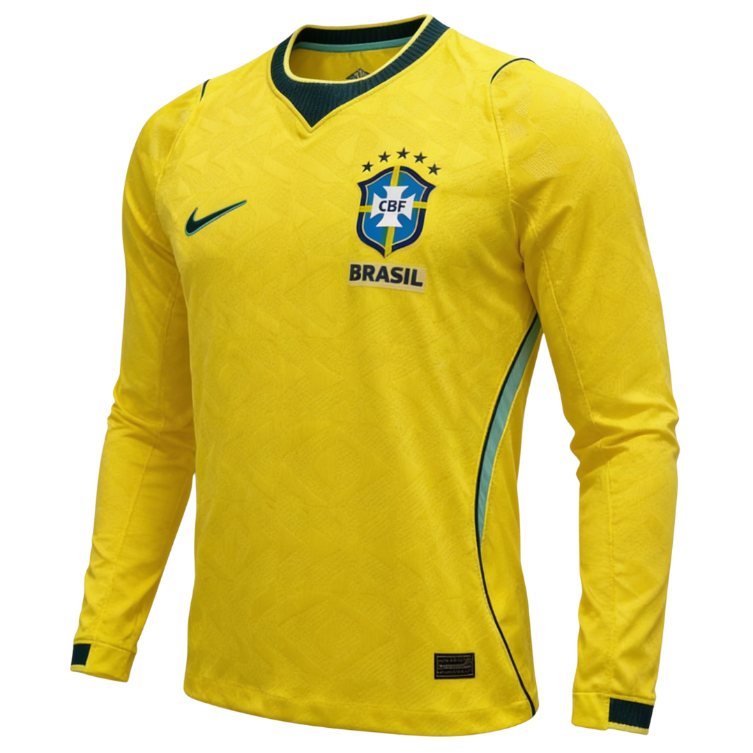 MAILLOT DOMICILE BRÉSIL MANCHES LONGUES 2026/27