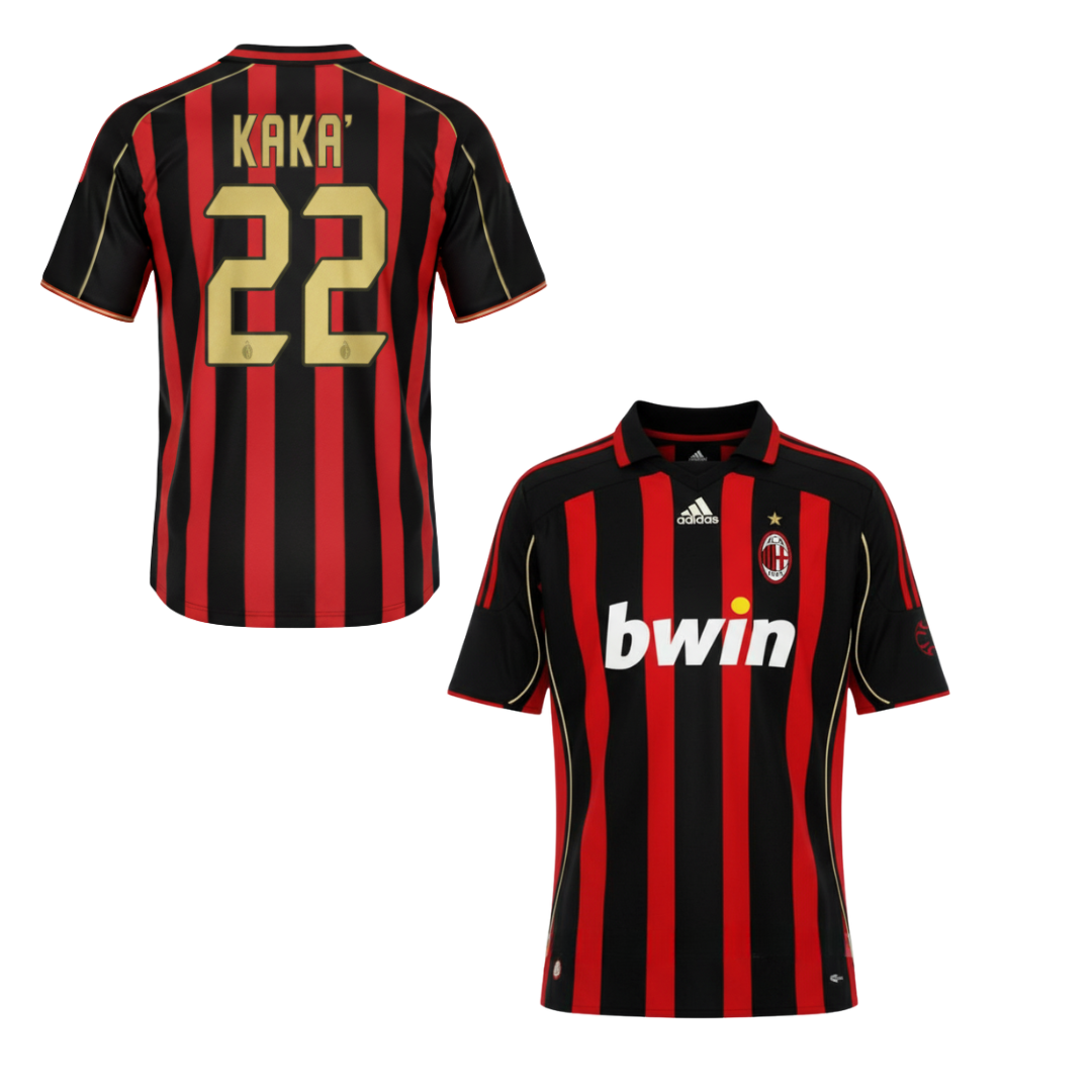 MAILLOT RÉTRO AC MILAN DOMICILE 2006-2007 + KAKA 22