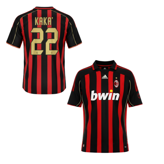 MAILLOT RÉTRO AC MILAN DOMICILE 2006-2007 + KAKA 22