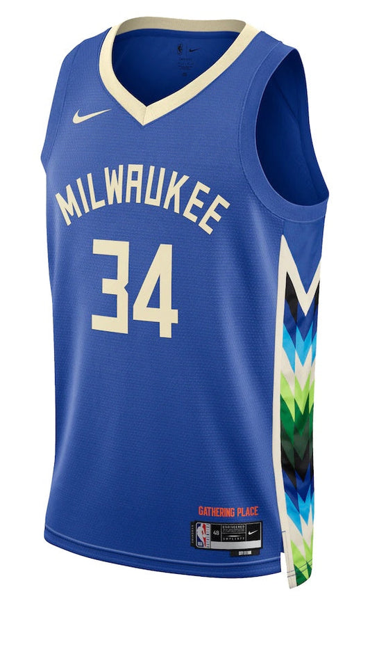 DÉBARDEUR NBA MILWAUKEE BUCKS CITY ÉDITION 2022-23