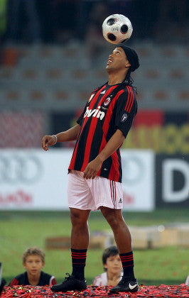MAILLOT RÉTRO AC MILAN DOMICILE 2008-2009 + RONALDINHO 80